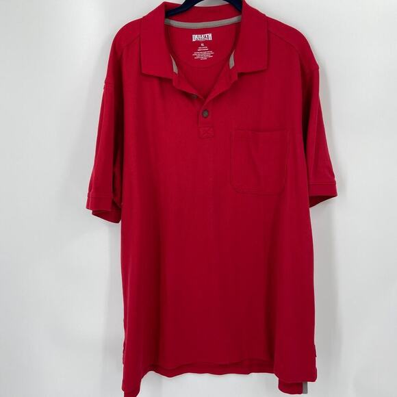 Duluth Trading Co Polo Shirt Men's Size XL Red 100% Cotton Casual - Picture 10 of 10